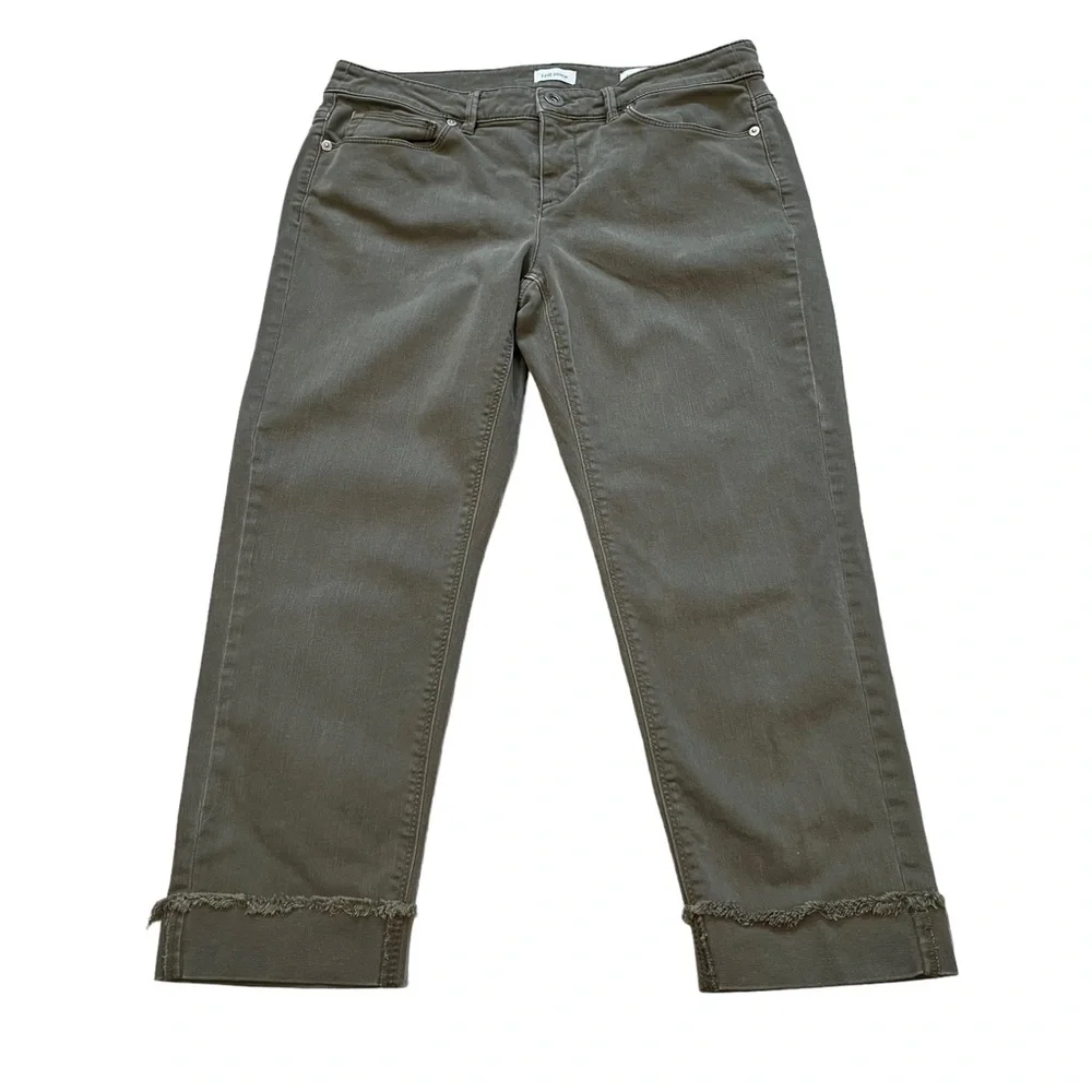 J.Jill Jeans Sage Cropped Authentic Fit Raw Hem - Picture 2 of 11